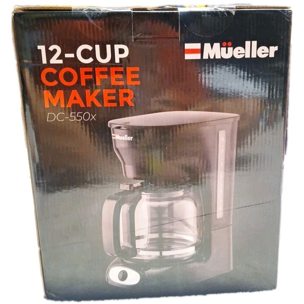 NEW Mueller 12-Cup Coffee Maker DC-550X
